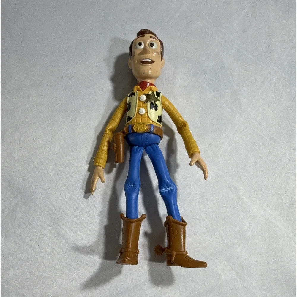 Disney Pixar Toy Story Woody Plastic Action Figure with Holster Movie Theme